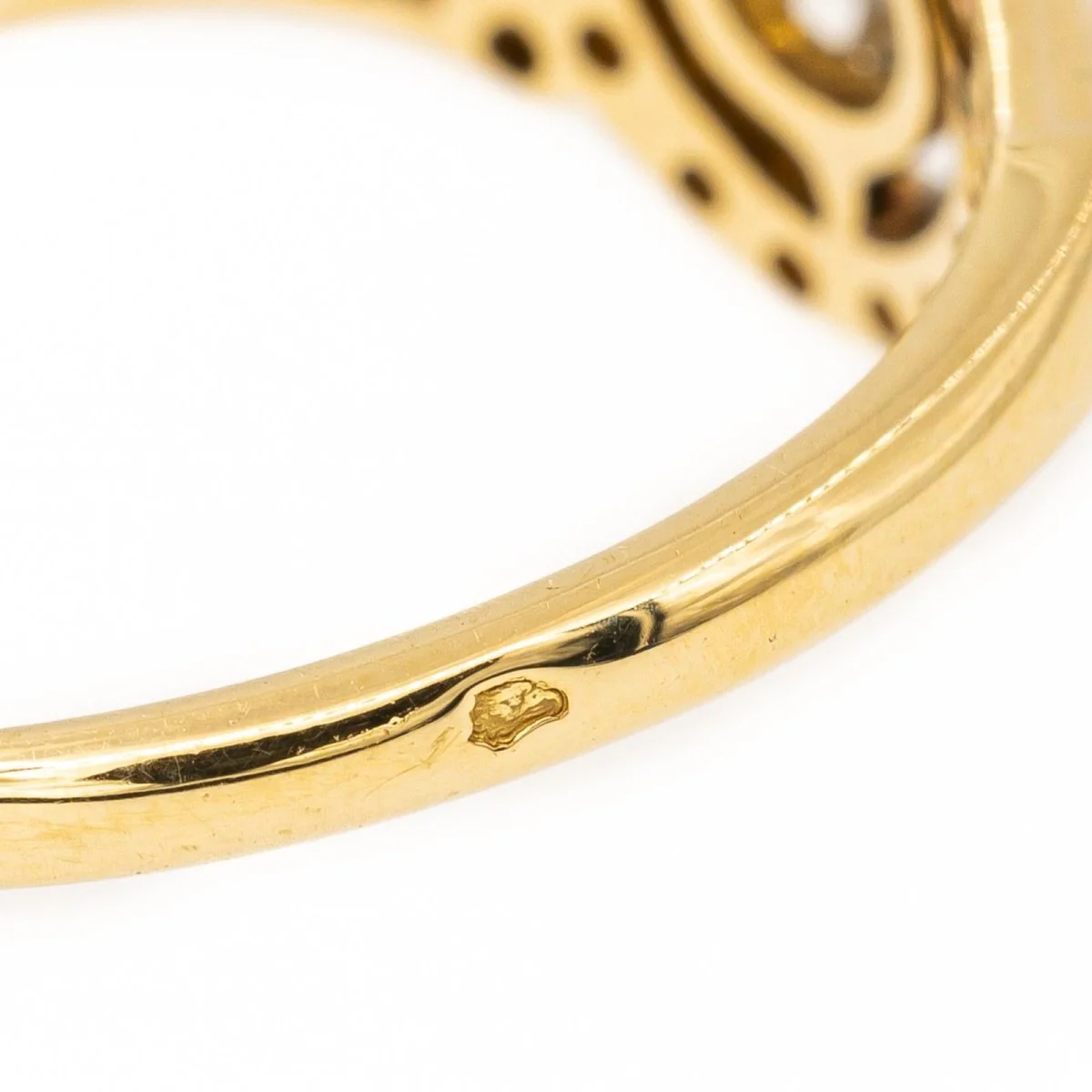 Bague en or jaune et diamants - Image 6