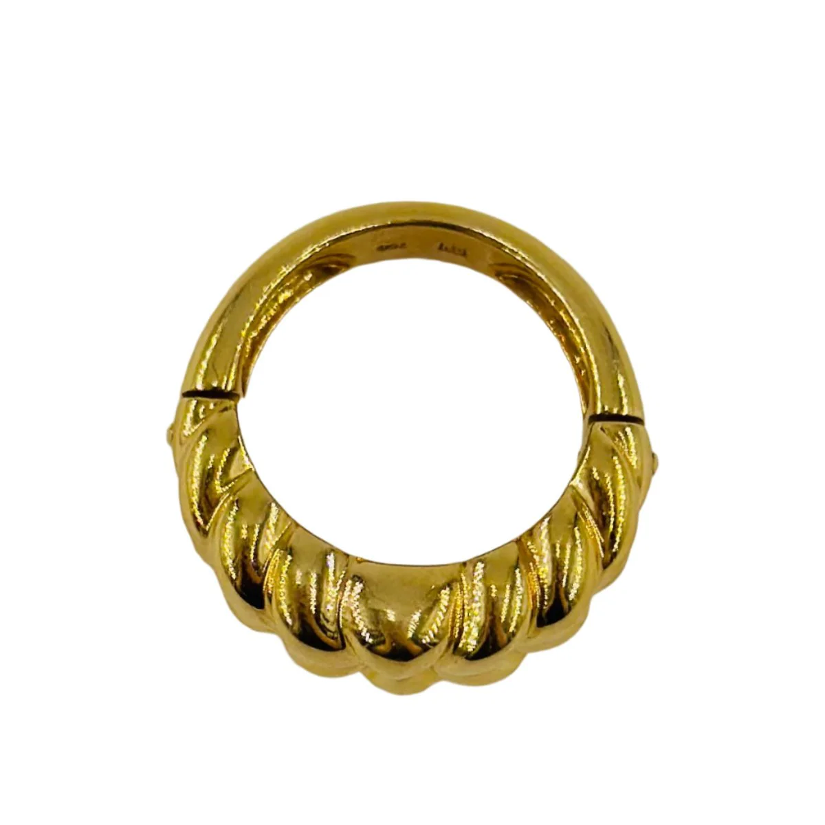 Bague en or jaune et saphirs - Image 2