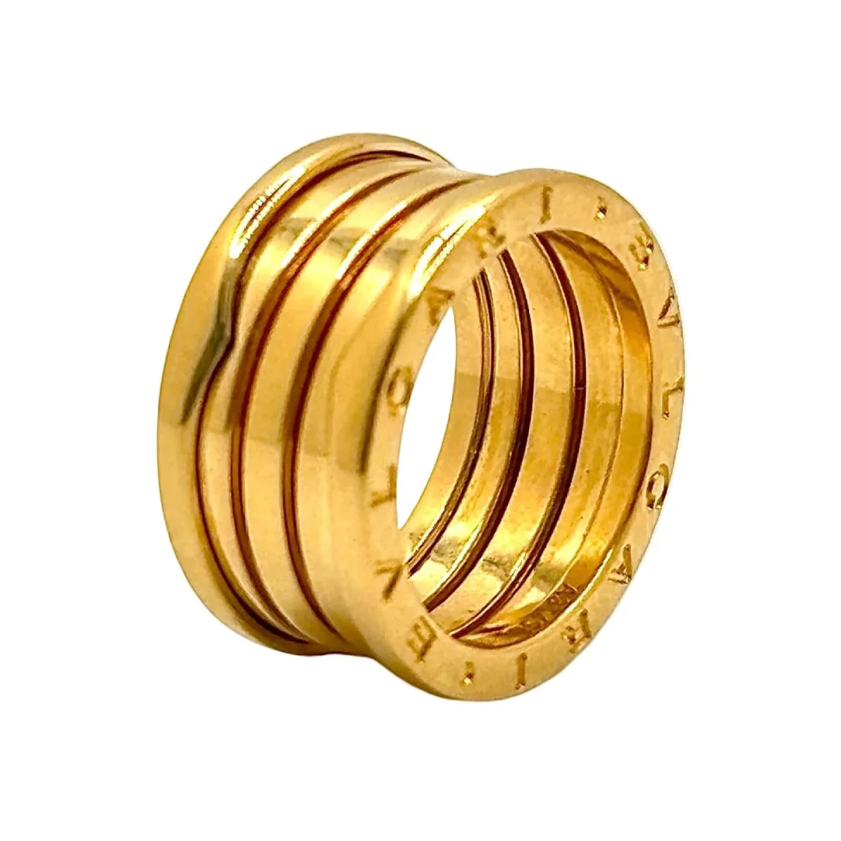 Bague Bandeau BULGARI "B.Zéro1" en or jaune