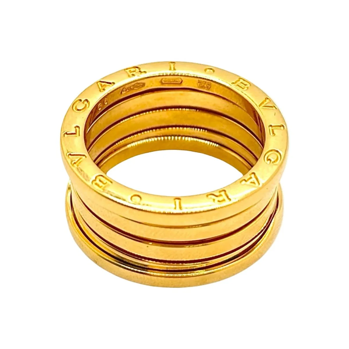 Bague Bandeau BULGARI "B.Zéro1" en or jaune - Image 3