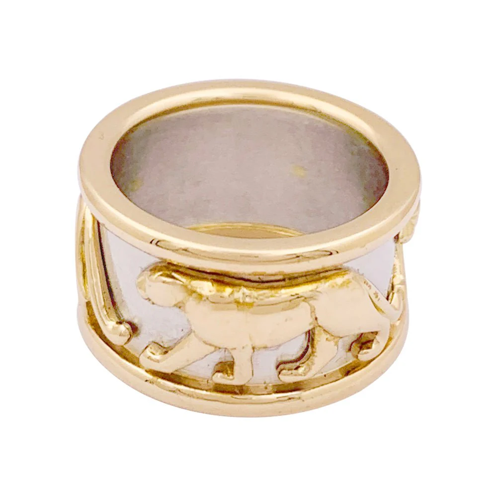 Bague CARTIER, "Pharaon Panthère", deux ors. - Image 6