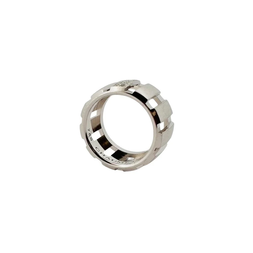 Bague CHAUMET en or blanc et diamants - Image 4