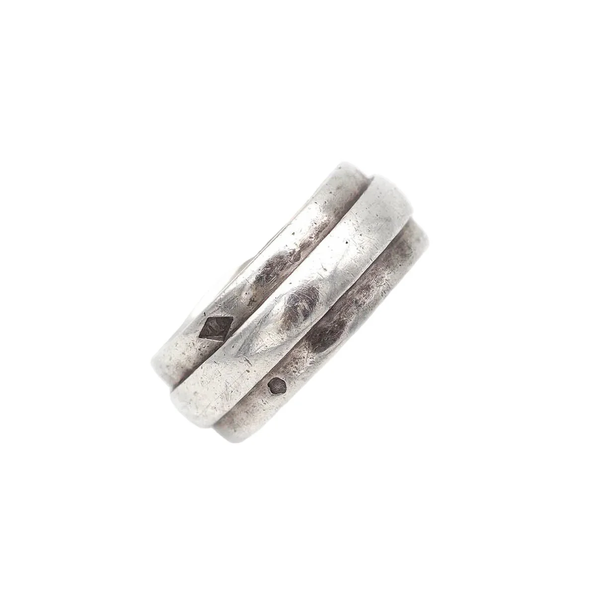 Bague Bandeau JEAN DESPRÉS en argent - Image 4