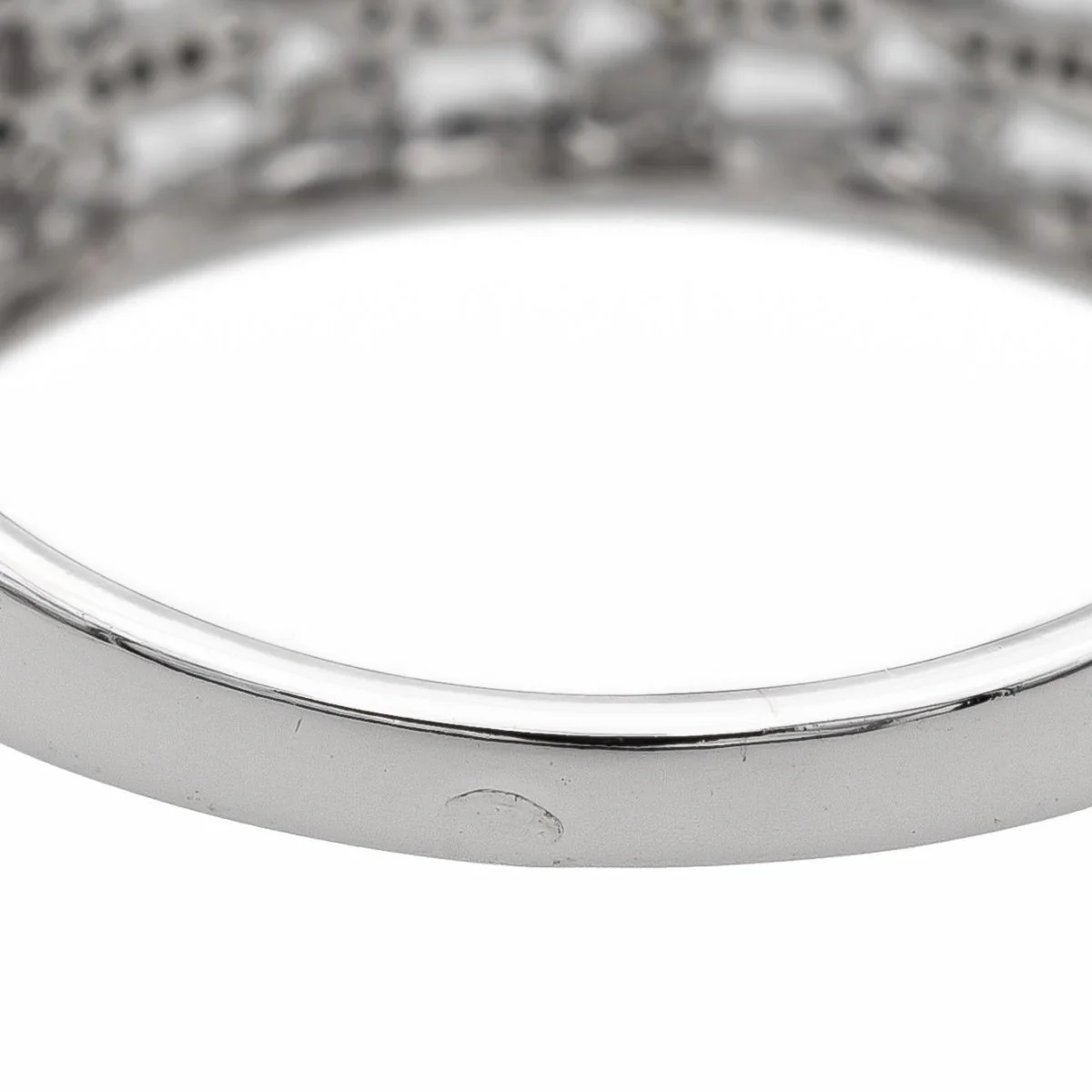 Bague Bandeau Or blanc Diamant - Image 6
