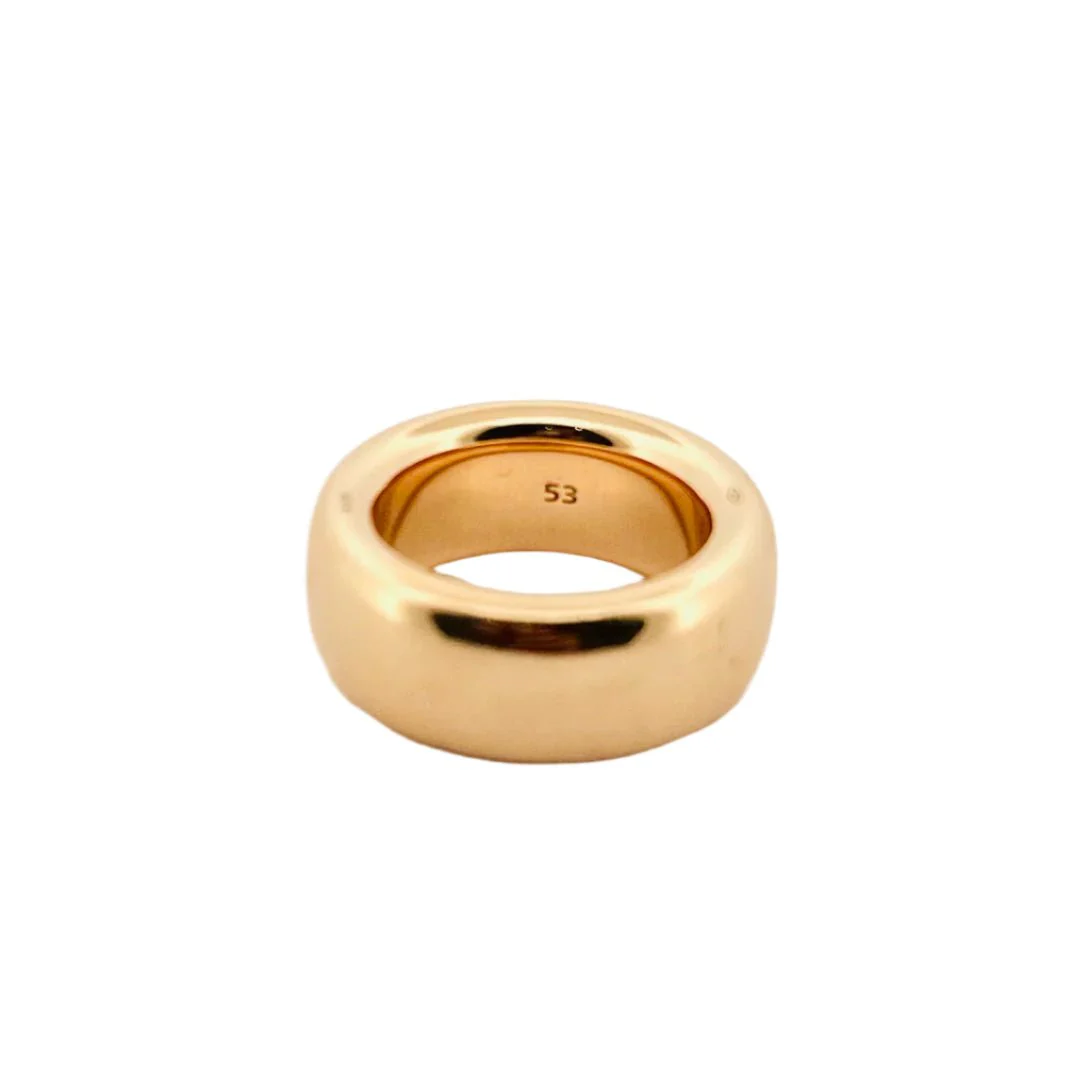 Bague Bandeau POMELLATO, "Iconica Slim" en or jaune - Image 4