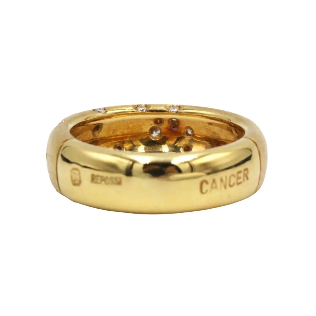 Bague Bandeau REPOSSI "Astrale" en or jaune et diamants - Image 4