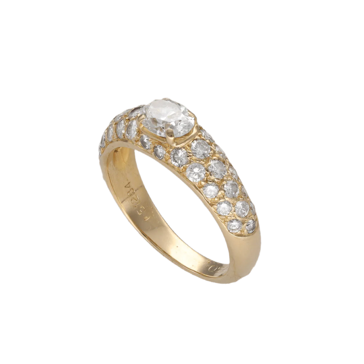 Bague BOUCHERON "Axelle" en or jaune et diamants - Image 5