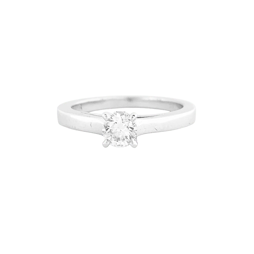 Bague Solitaire BOUCHERON "Beloved" en platine et diamant