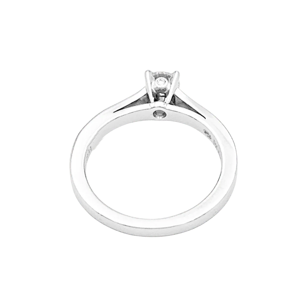 Bague Solitaire BOUCHERON "Beloved" en platine et diamant - Image 4