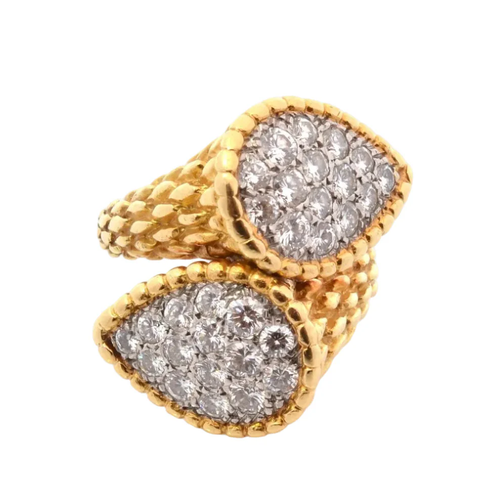 Bague Toi & Moi BOUCHERON "Bohème" en or jaune et diamants