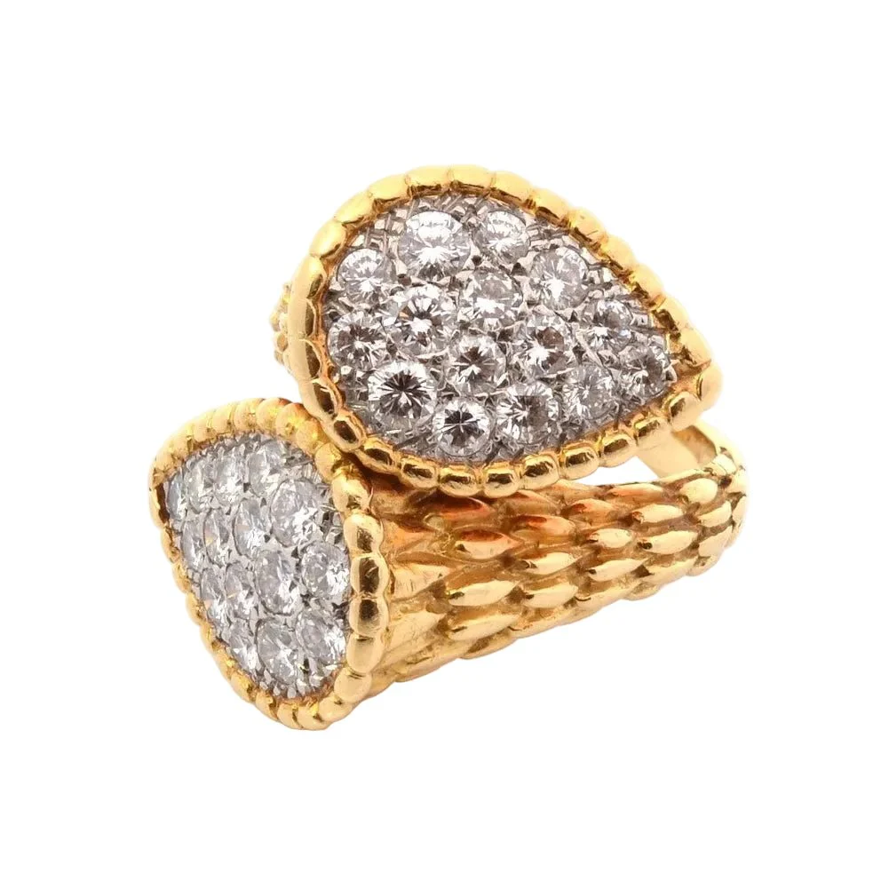 Bague Toi & Moi BOUCHERON "Bohème" en or jaune et diamants - Image 2