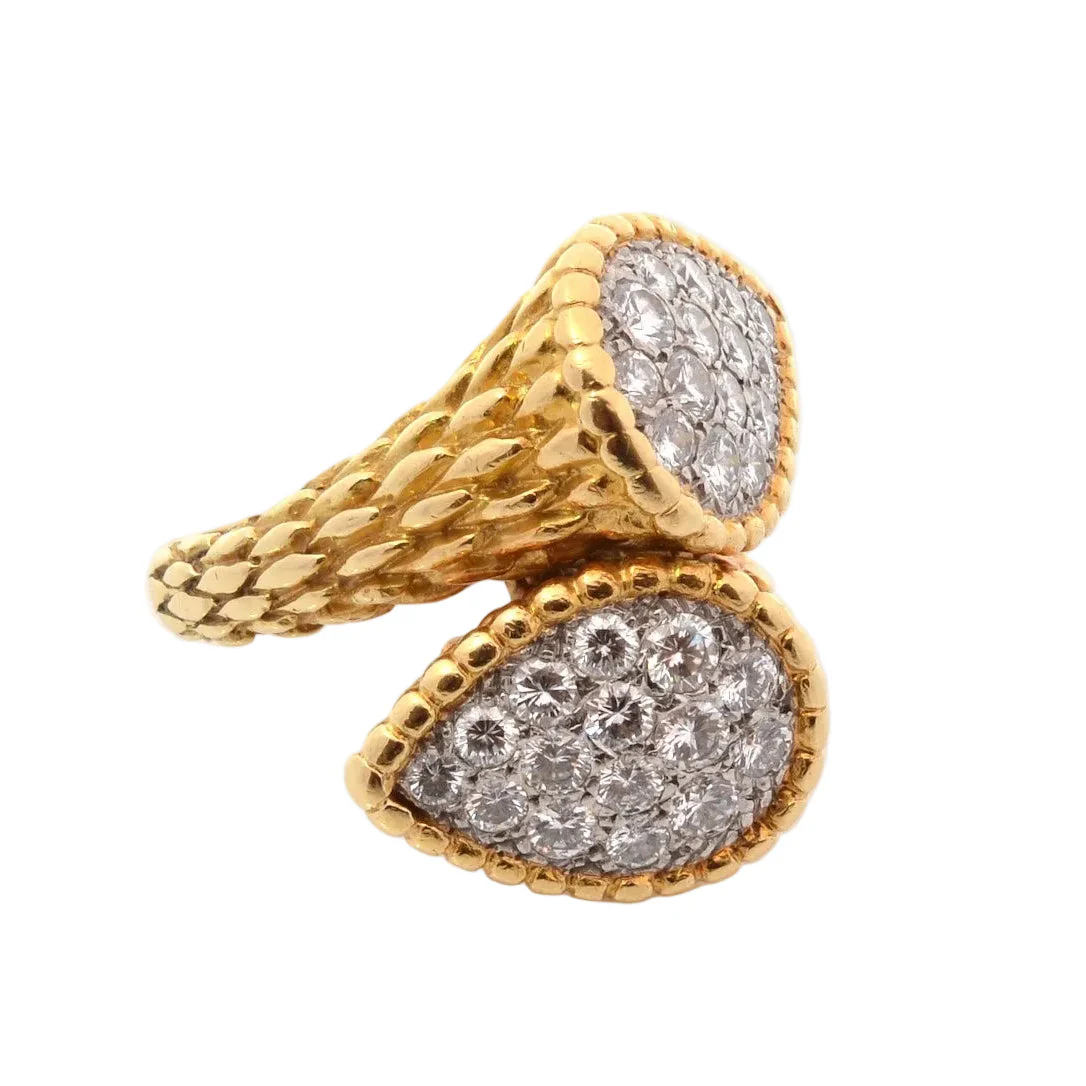 Bague Toi & Moi BOUCHERON "Bohème" en or jaune et diamants - Image 4