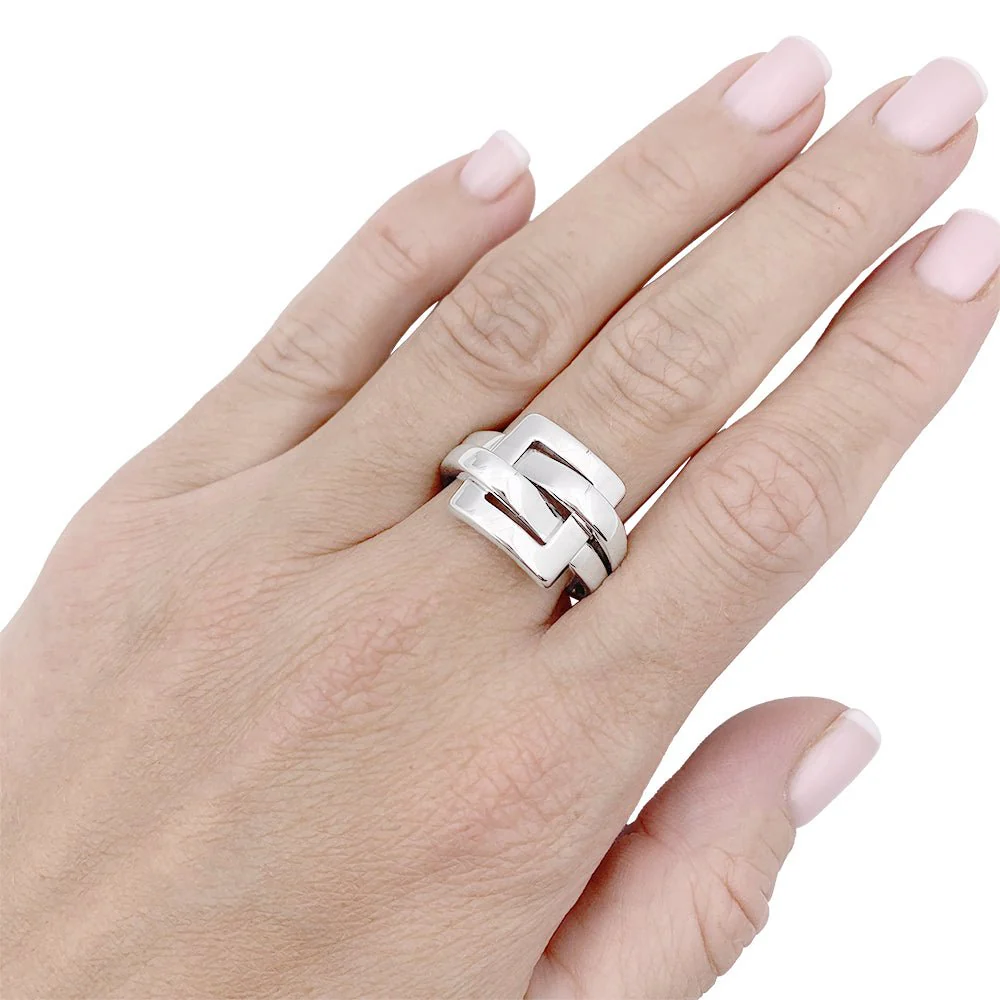 Bague BOUCHERON en or blanc - Image 2