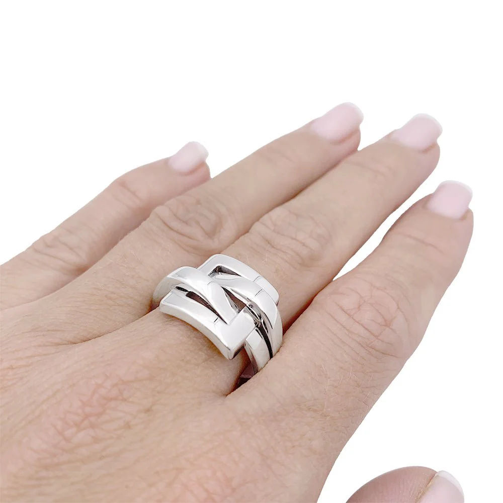 Bague BOUCHERON en or blanc - Image 7