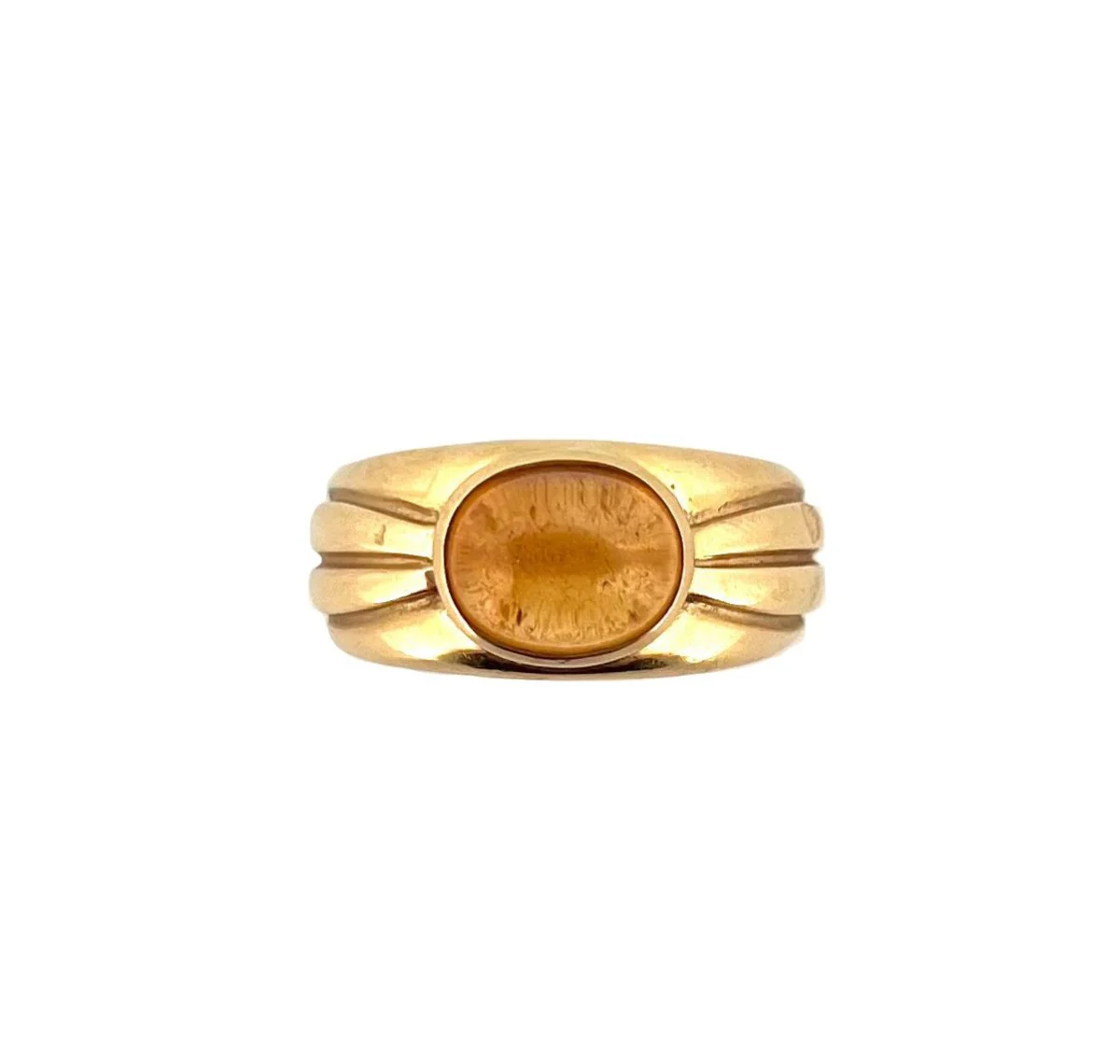 Bague BOUCHERON en or jaune et citrine