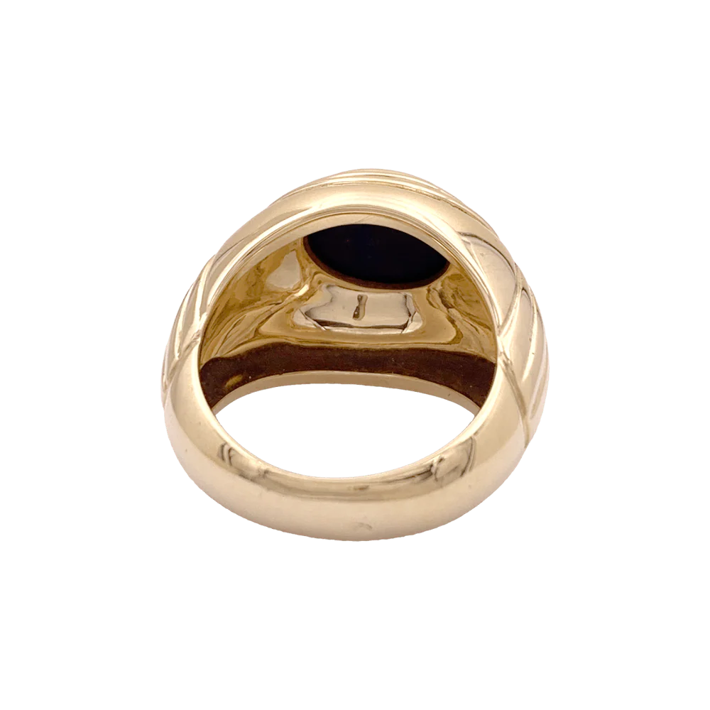Bague Dôme BOUCHERON "Jaïpur" en or jaune et lapis-lazuli - Image 4
