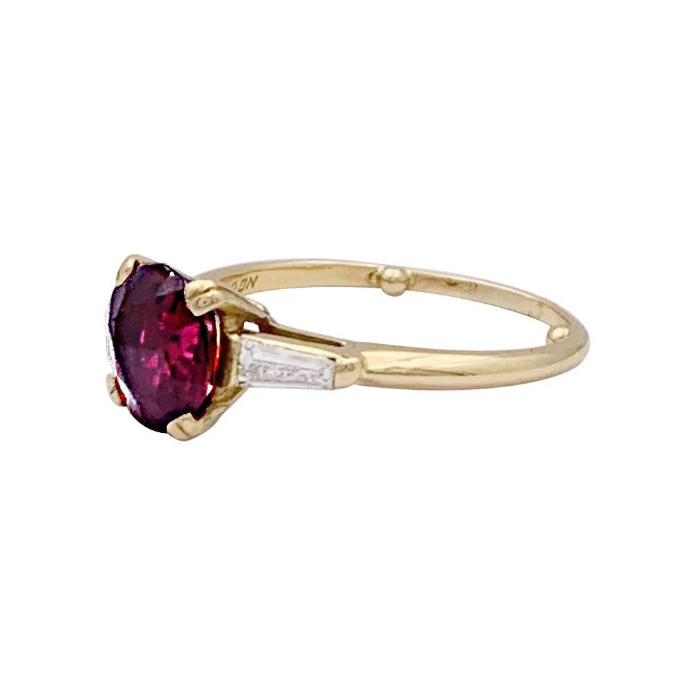 Bague BOUCHERON en or jaune, rubis et diamant - Image 3