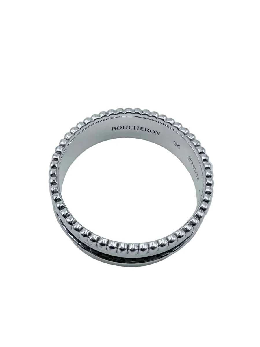 Bague BOUCHERON "Quatre Black Edition" en or blanc et PVD noir - Image 11