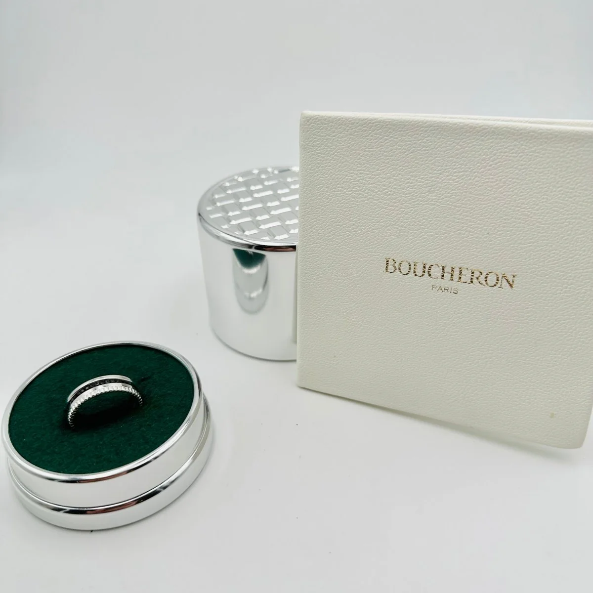 Bague BOUCHERON "Quatre Black Edition" en or blanc et PVD noir - Image 12