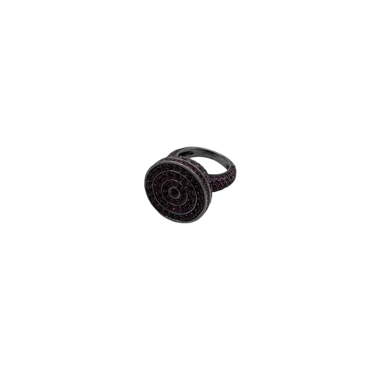 Bague BOUCHERON "Secret" en or blanc et rubis - Image 2