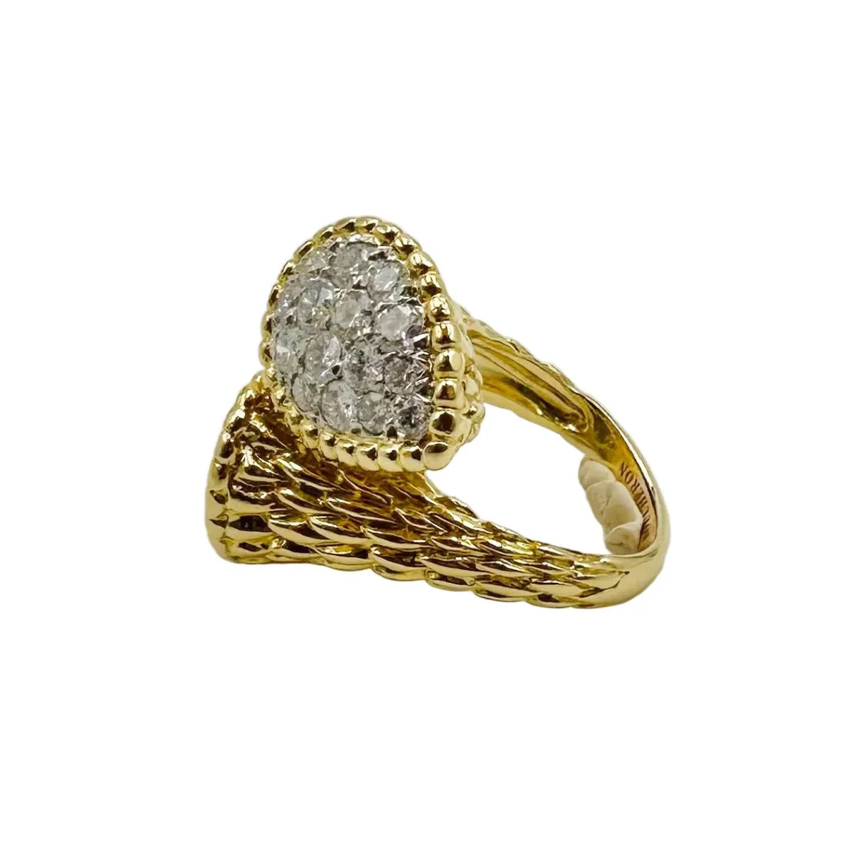 Bague Toi & Moi BOUCHERON "Serpent Bohème" en or jaune et diamants - Image 4