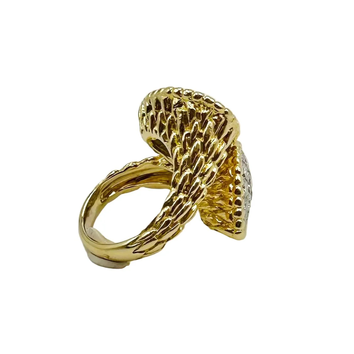 Bague Toi & Moi BOUCHERON "Serpent Bohème" en or jaune et diamants - Image 7