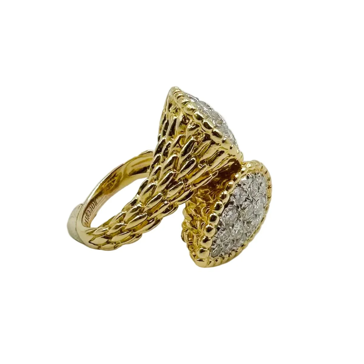 Bague Toi & Moi BOUCHERON "Serpent Bohème" en or jaune et diamants - Image 8