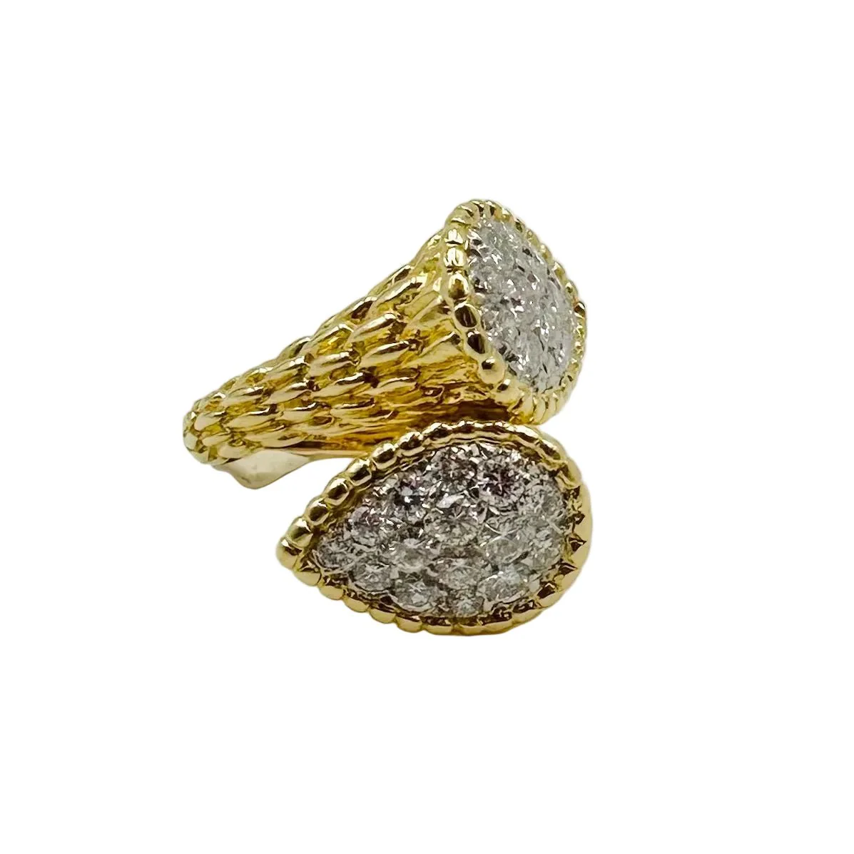 Bague Toi & Moi BOUCHERON "Serpent Bohème" en or jaune et diamants - Image 9