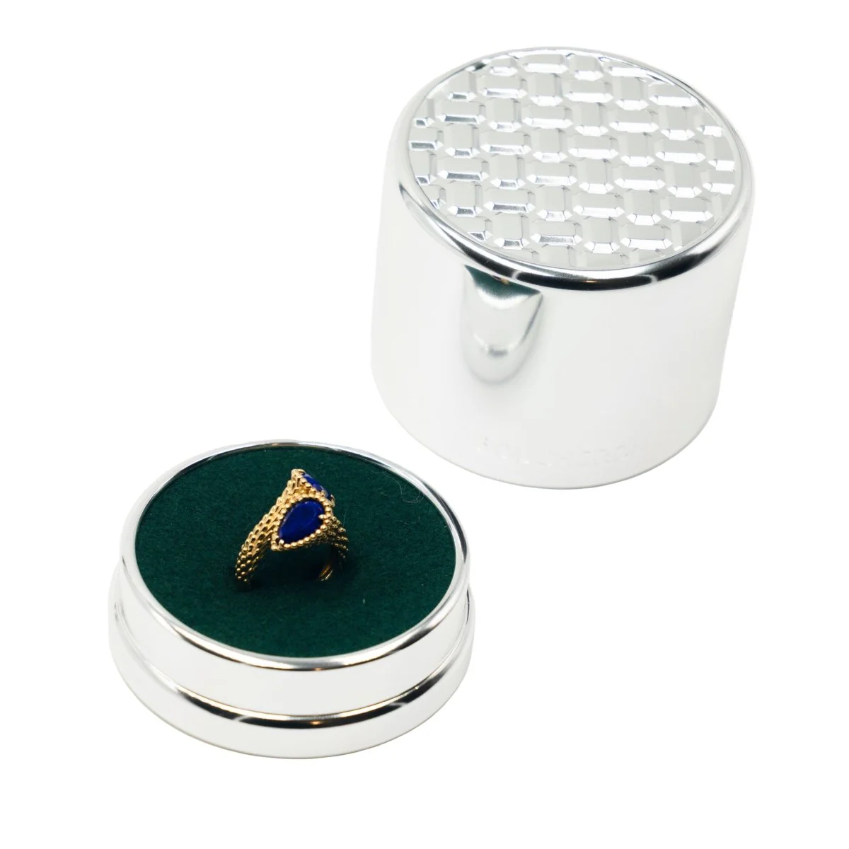 Bague BOUCHERON "Toi et Moi Serpent Bohème" en or jaune et lapis lazuli - Image 8