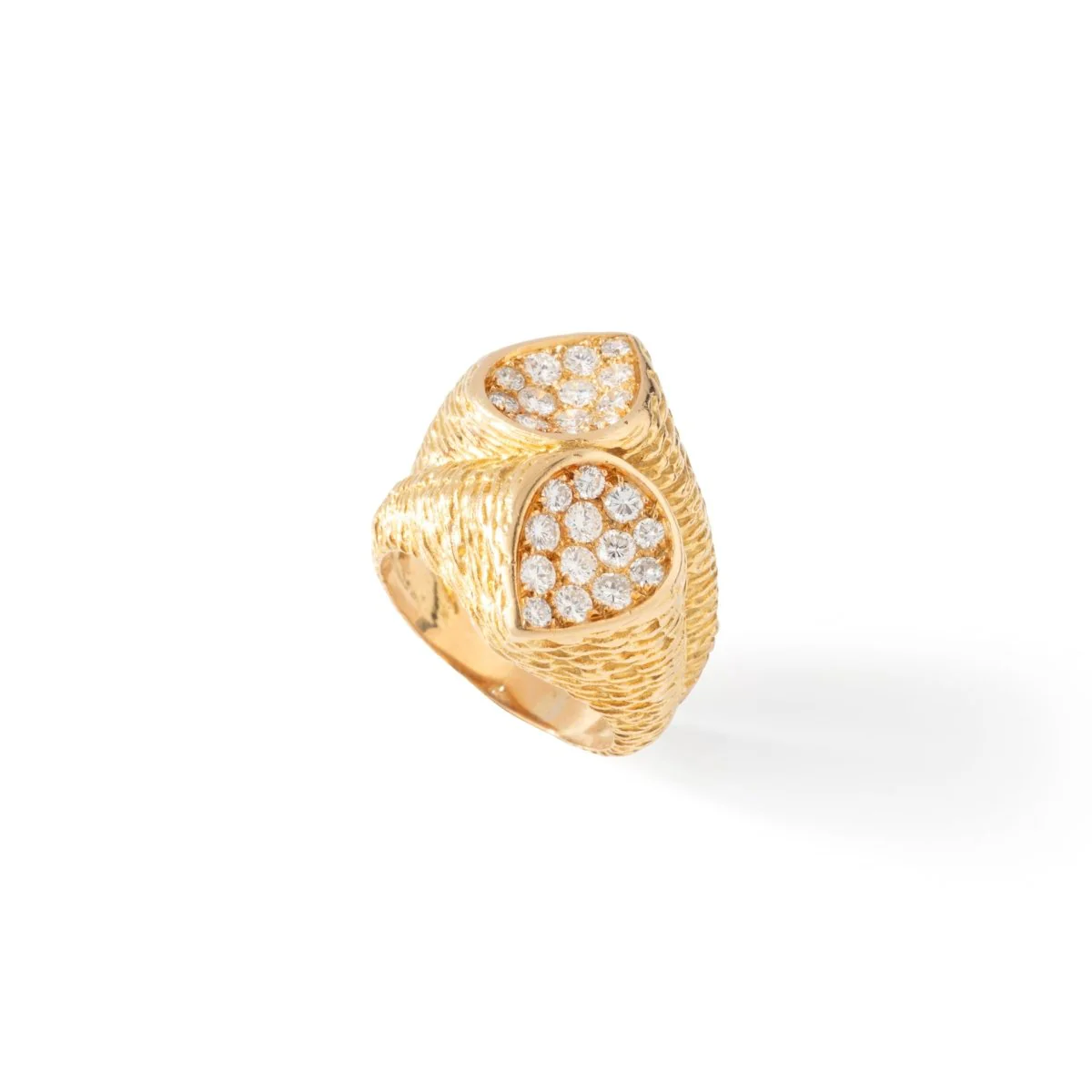 Bague Toi et Moi BOUCHERON en or jaune et diamants