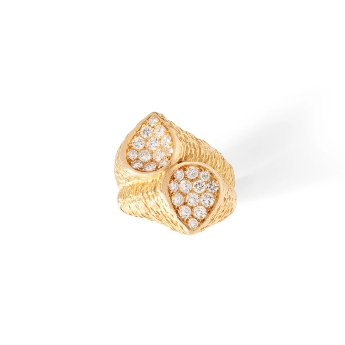 Bague Toi et Moi BOUCHERON en or jaune et diamants - Image 3