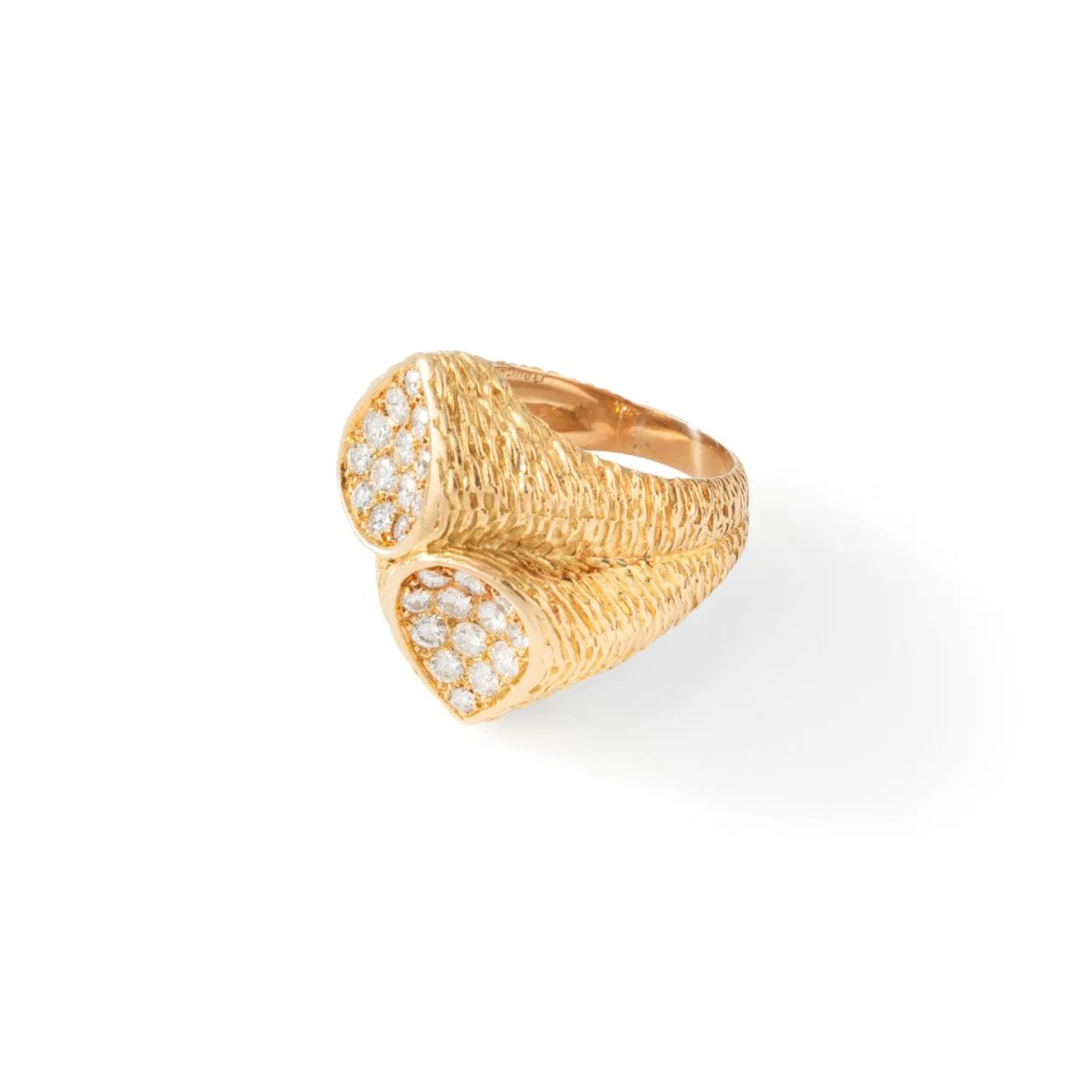 Bague Toi et Moi BOUCHERON en or jaune et diamants - Image 4