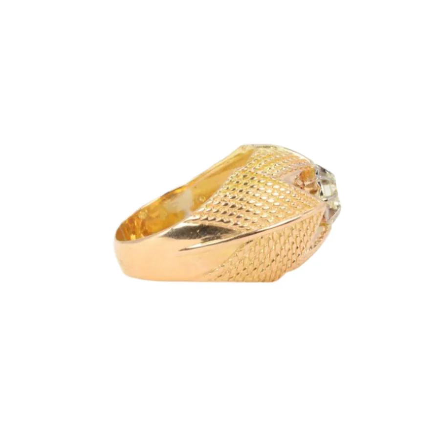 Bague Boule en or jaune et diamant - Image 4