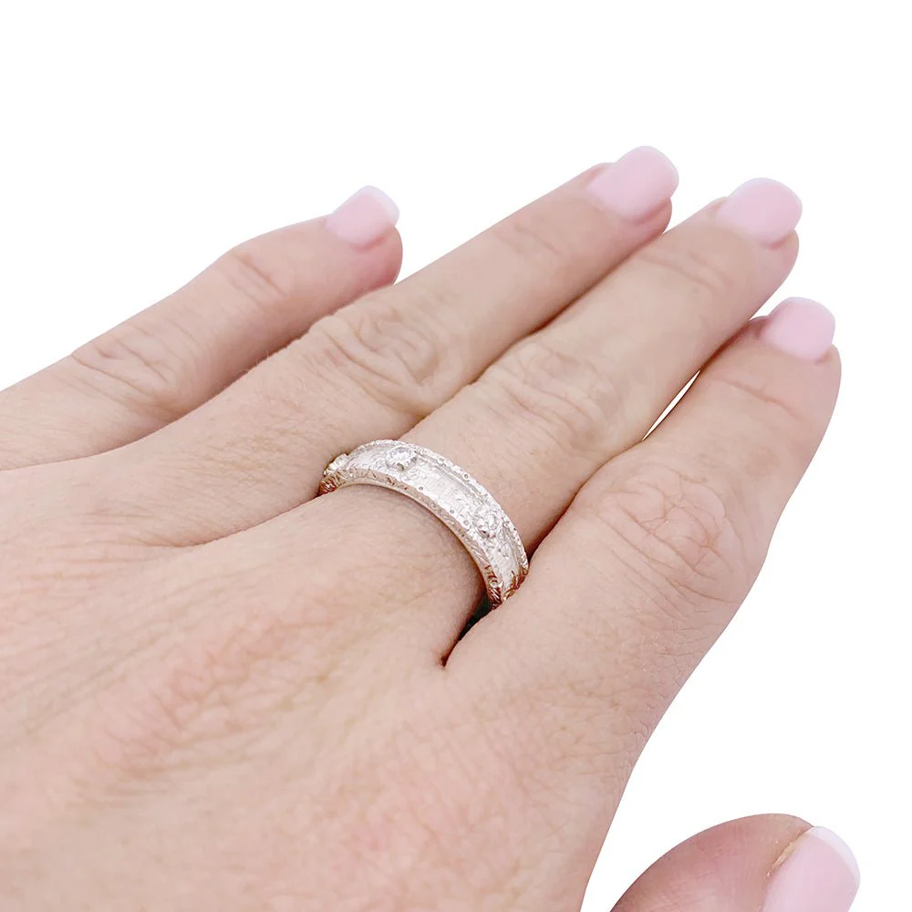 Bague Buccellati "Eternelle Macri Capri" or blanc, diamants. - Image 5