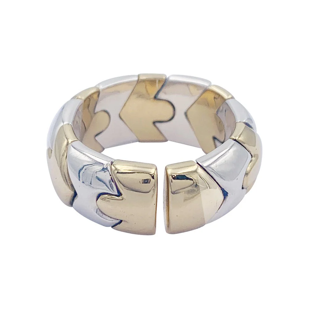 Bague Bulgari, "Alveare", deux ors - Image 2