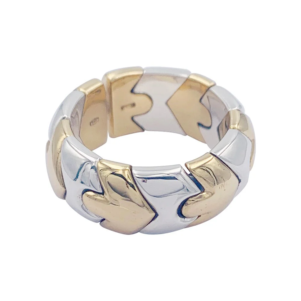 Bague Bulgari, "Alveare", deux ors - Image 5