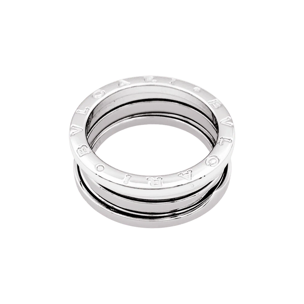 Bague Bandeau BULGARI "B.Zéro 1" en or blanc - Image 3