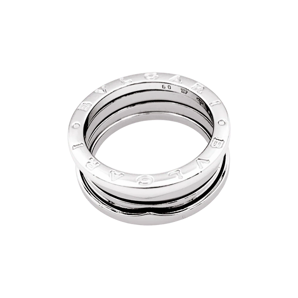 Bague Bandeau BULGARI "B.Zéro 1" en or blanc - Image 4