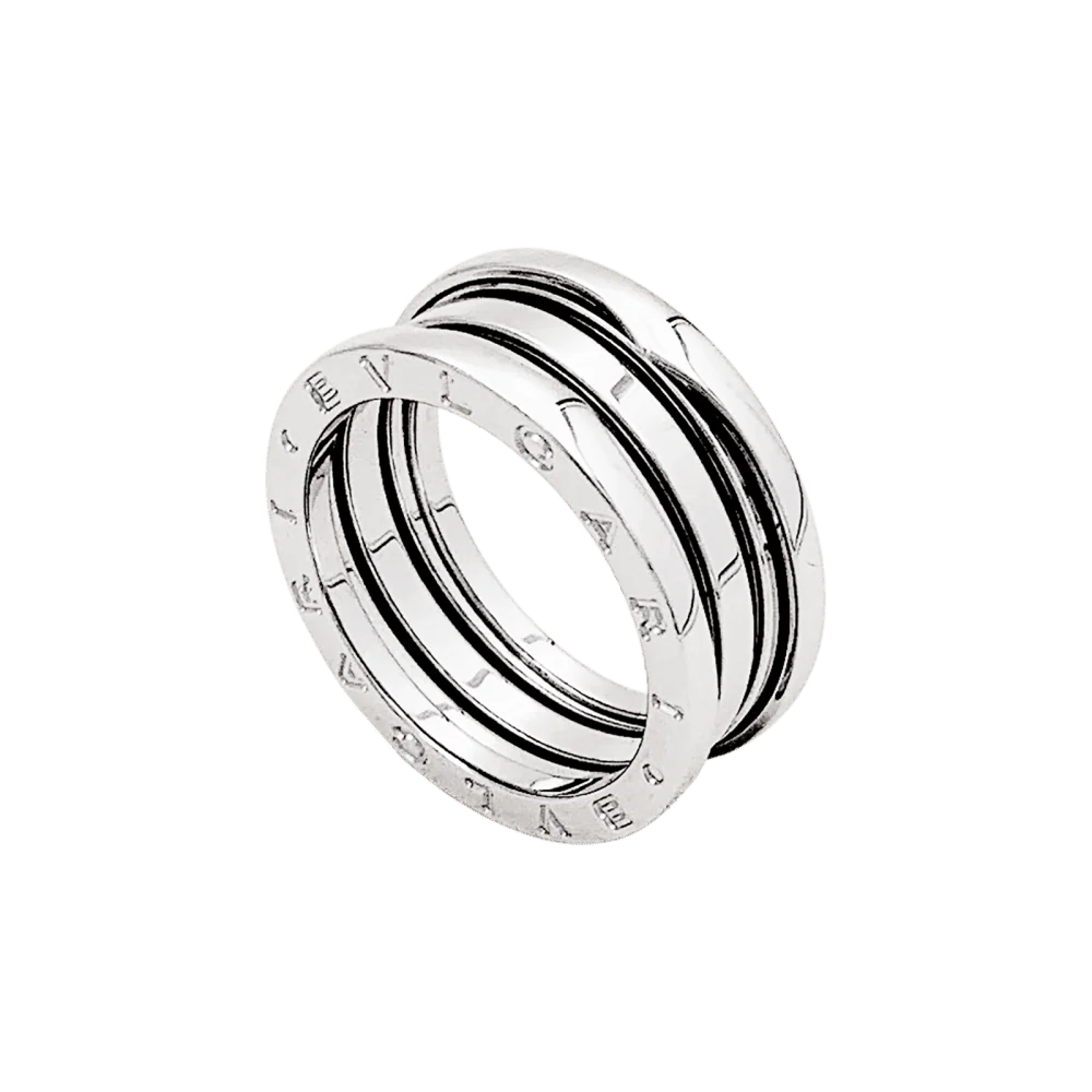 Bague Bandeau BULGARI "B.Zéro 1" en or blanc - Image 5