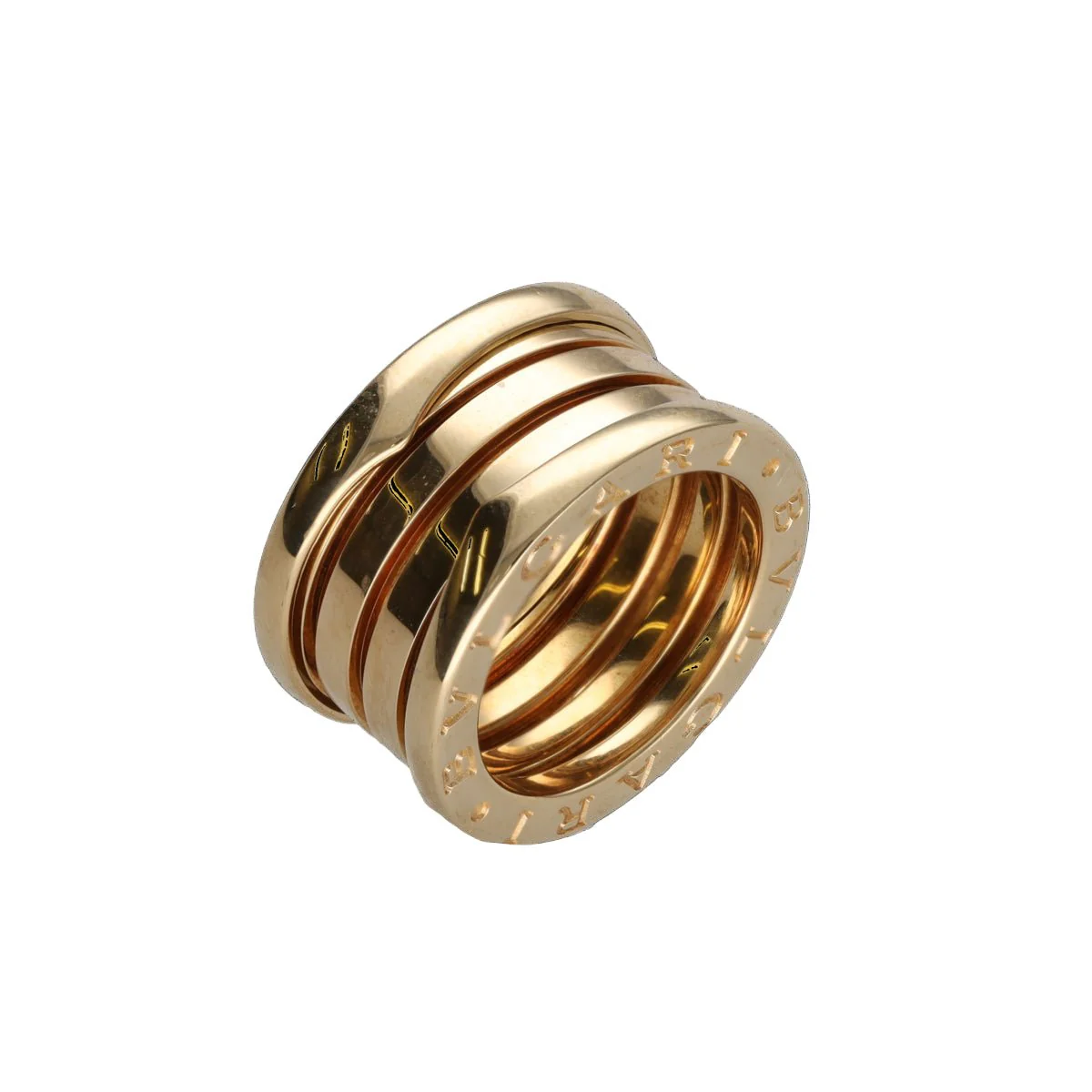 Bague Bandeau BULGARI "B.Zero" en or jaune