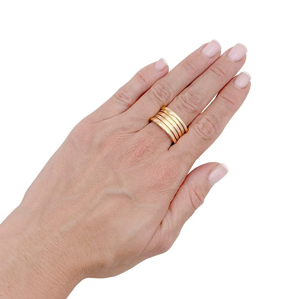 Bague BULGARI "B.Zero1" en or jaune - Image 2