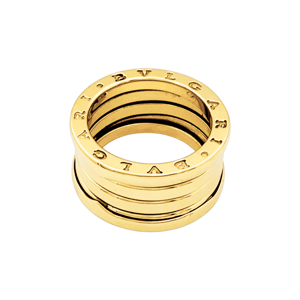 Bague Bandeau BULGARI "B.Zéro1" en or jaune - Image 3