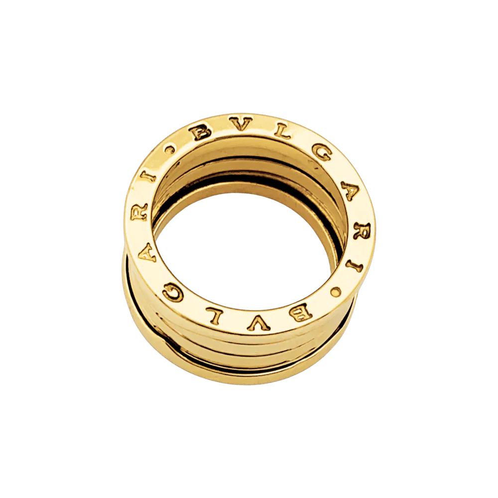 Bague Bandeau BULGARI "B.Zéro1" en or jaune - Image 4
