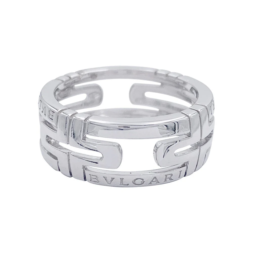 Bague BULGARI "Parentesi Openwork" en or blanc - Image 3