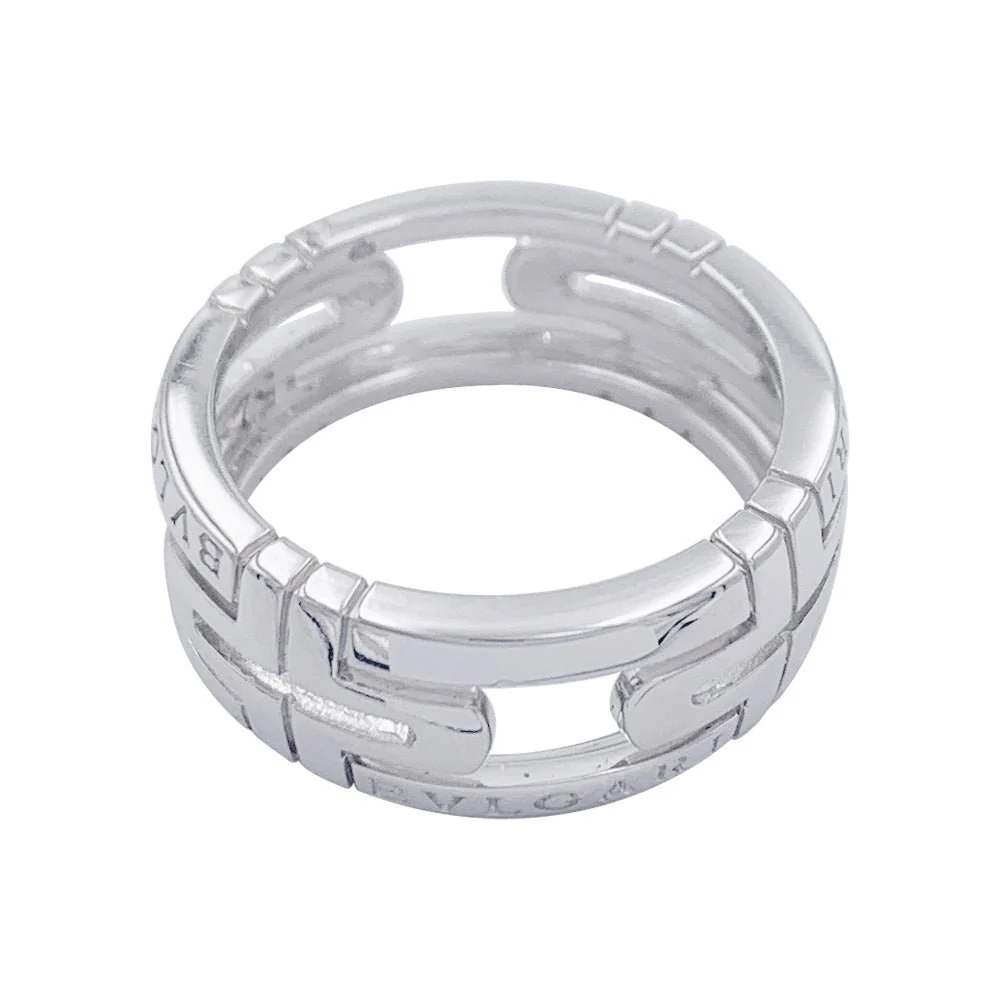 Bague BULGARI "Parentesi Openwork" en or blanc - Image 6