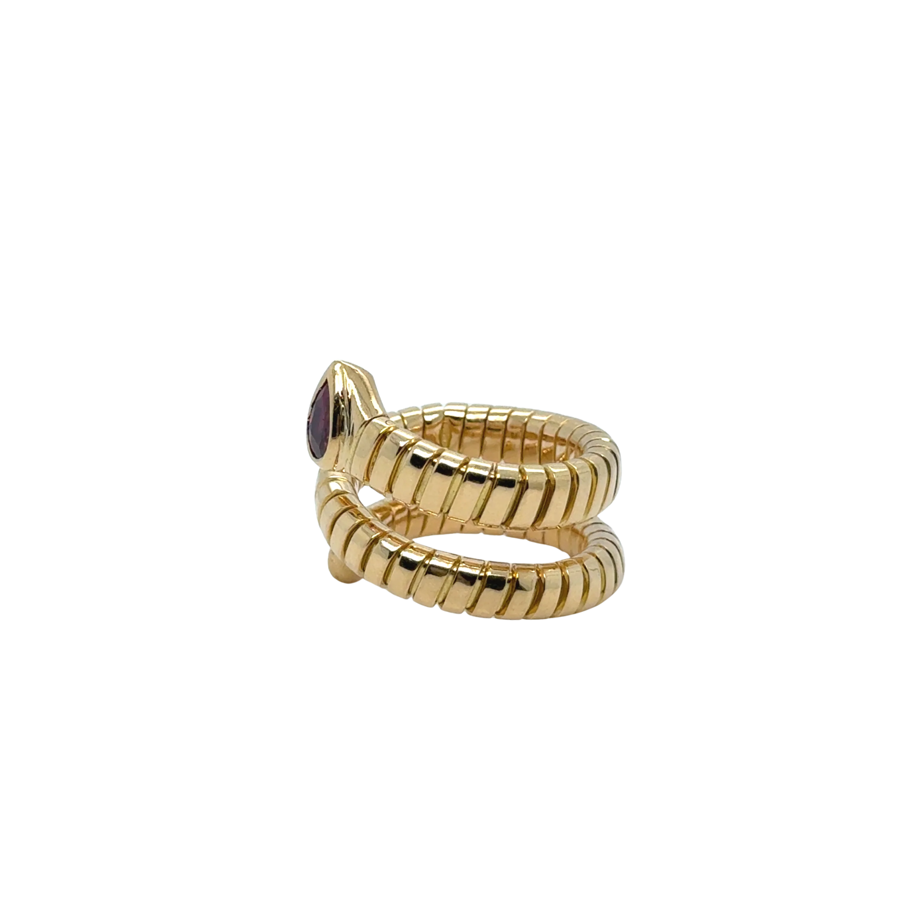 Bulgari - Bague Serpenti Or jaune et Tourmaline - Image 3