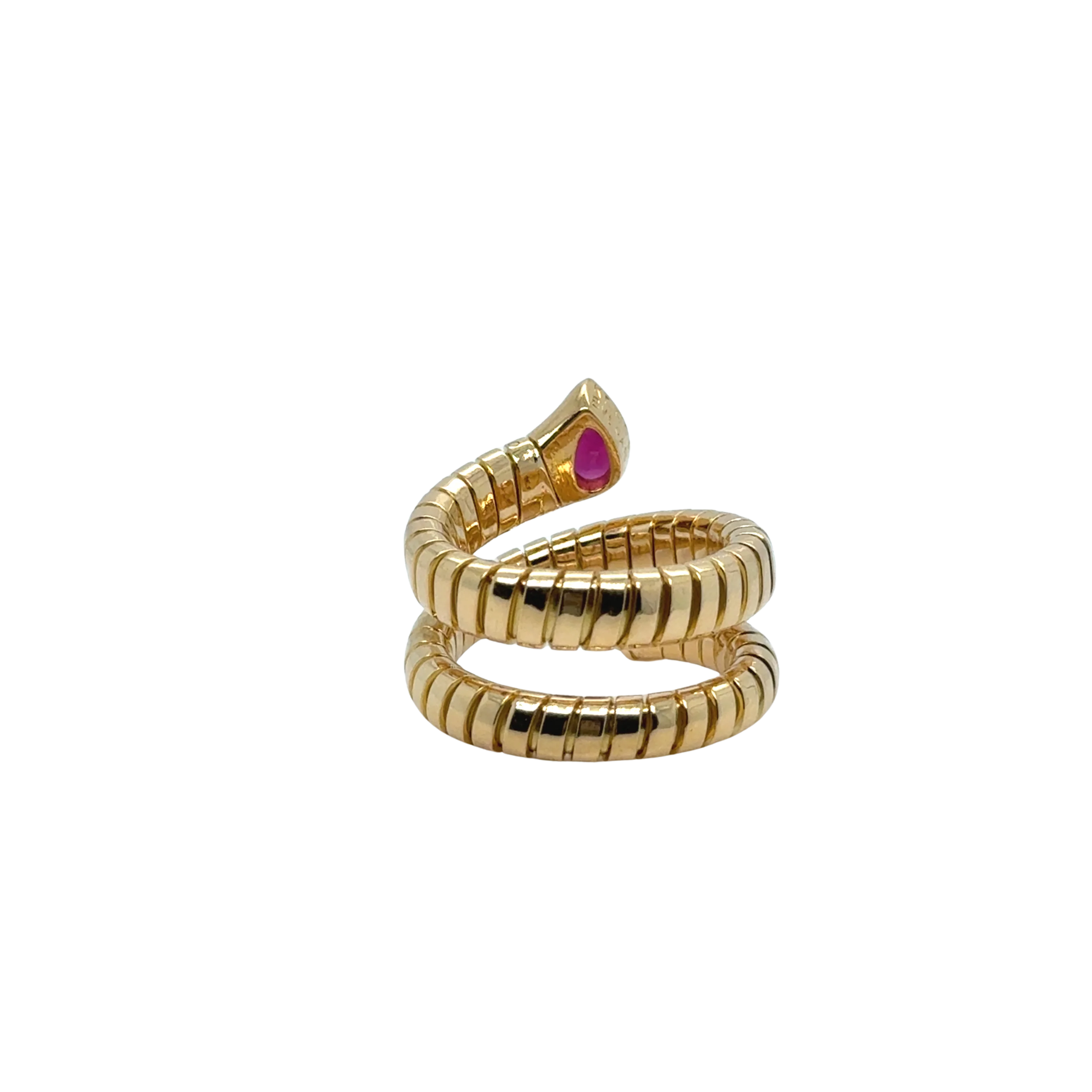 Bulgari - Bague Serpenti Or jaune et Tourmaline - Image 6