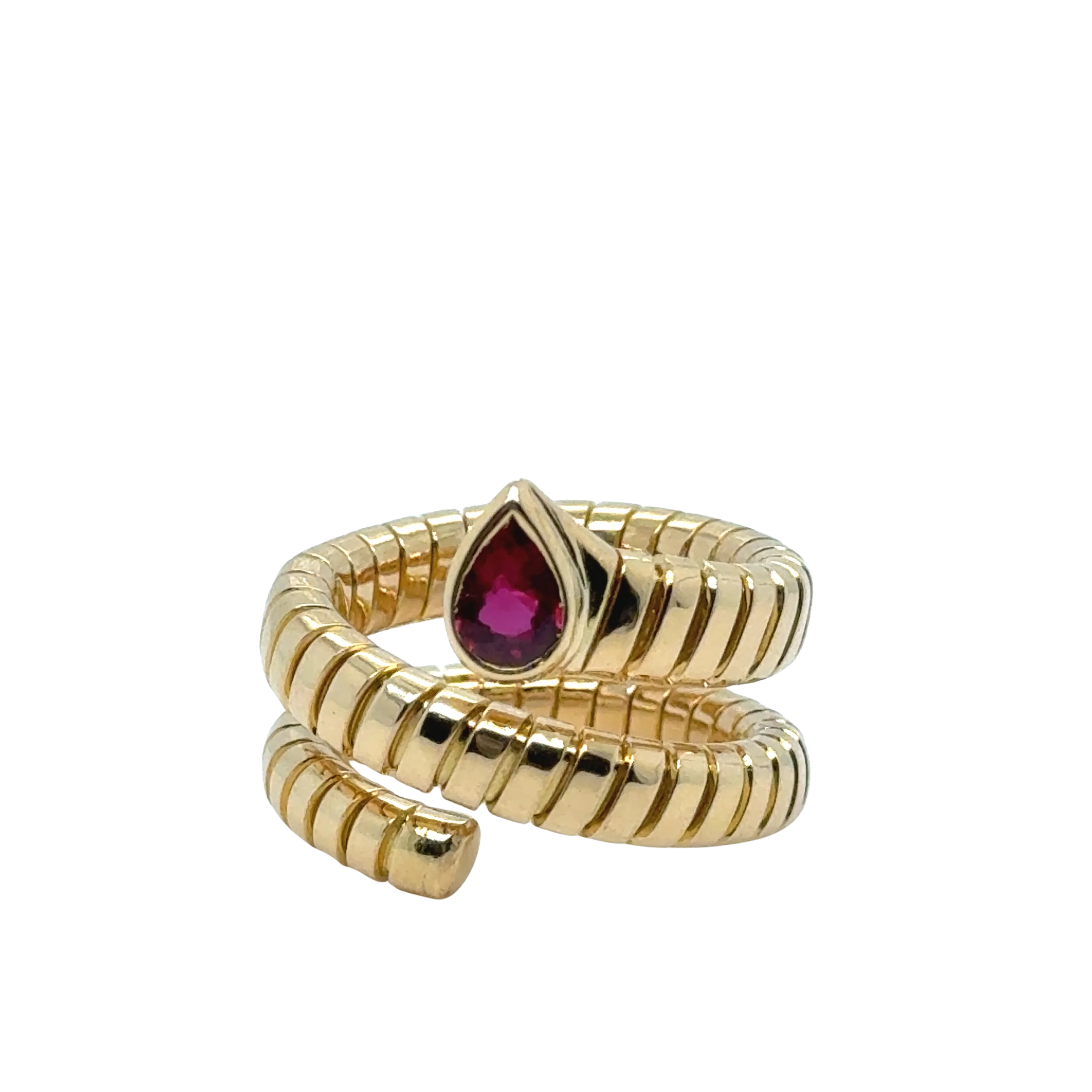 Bulgari - Bague Serpenti Or jaune et Tourmaline - Image 7