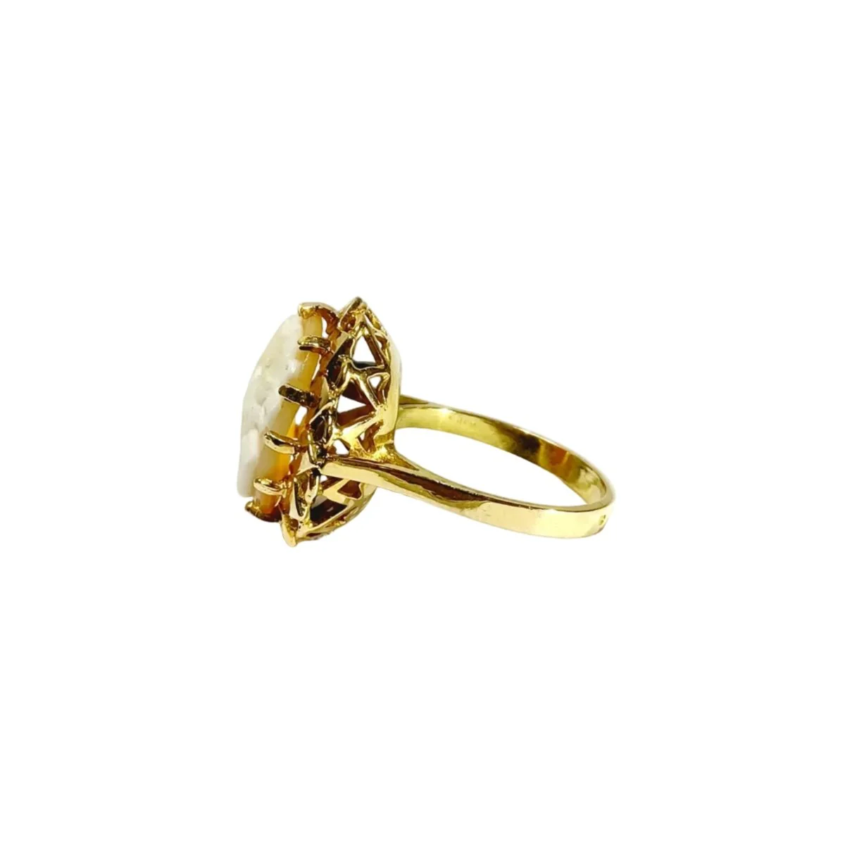 Bague Camée en or rose - Image 18