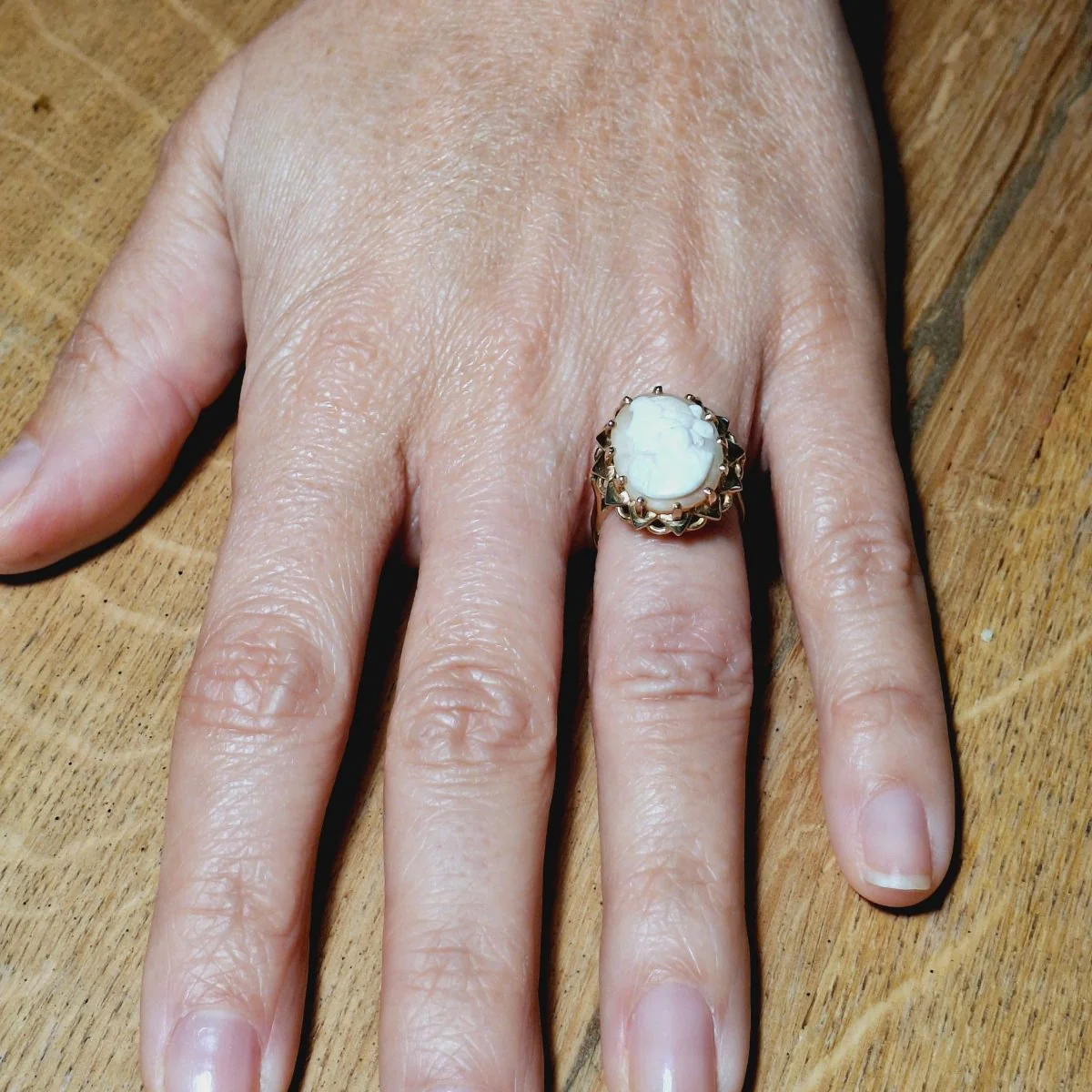 Bague Camée en or rose - Image 26